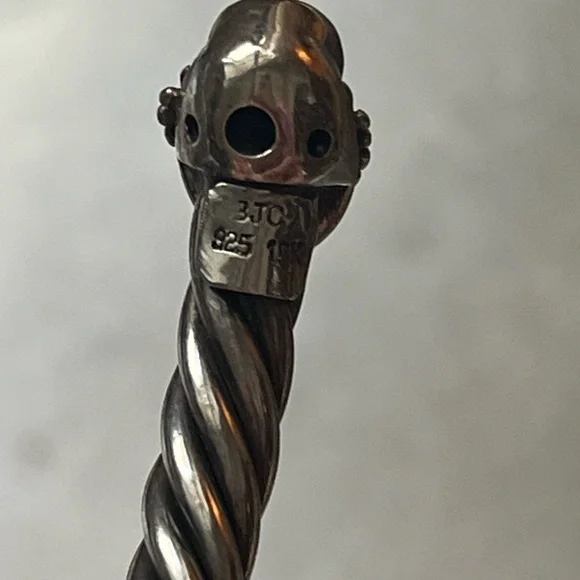 Samuel Benham Jewelry Company 925 Sterling Silver 18K Gold Accents Bracelet - Picture 11 of 14